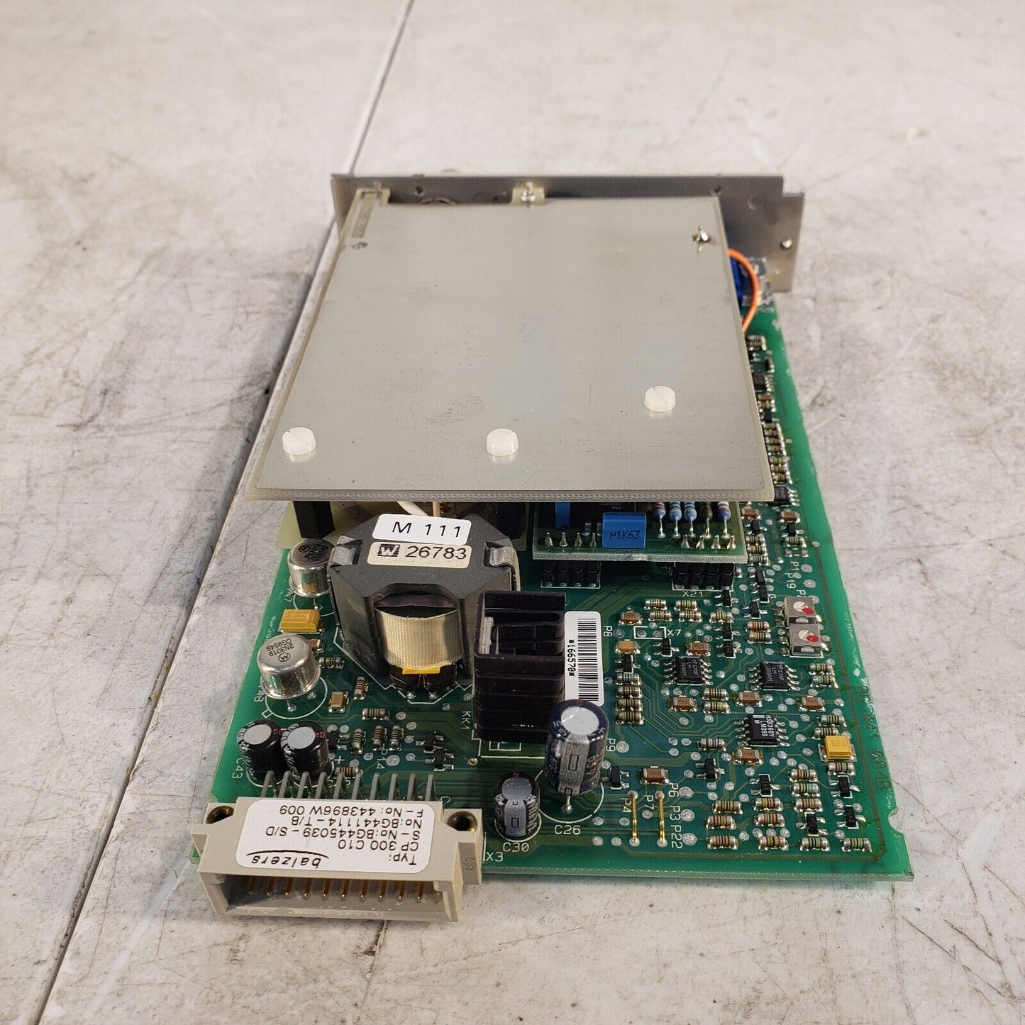 Balzers CP 300 C10 Module TPG 300 Vacuum Gauge Controller, High Vacuum Pfeiffer