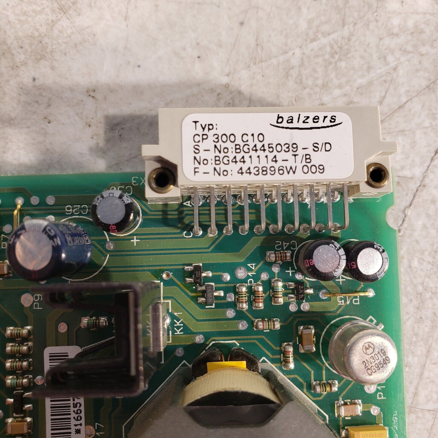 Balzers CP 300 C10 Module TPG 300 Vacuum Gauge Controller, High Vacuum Pfeiffer