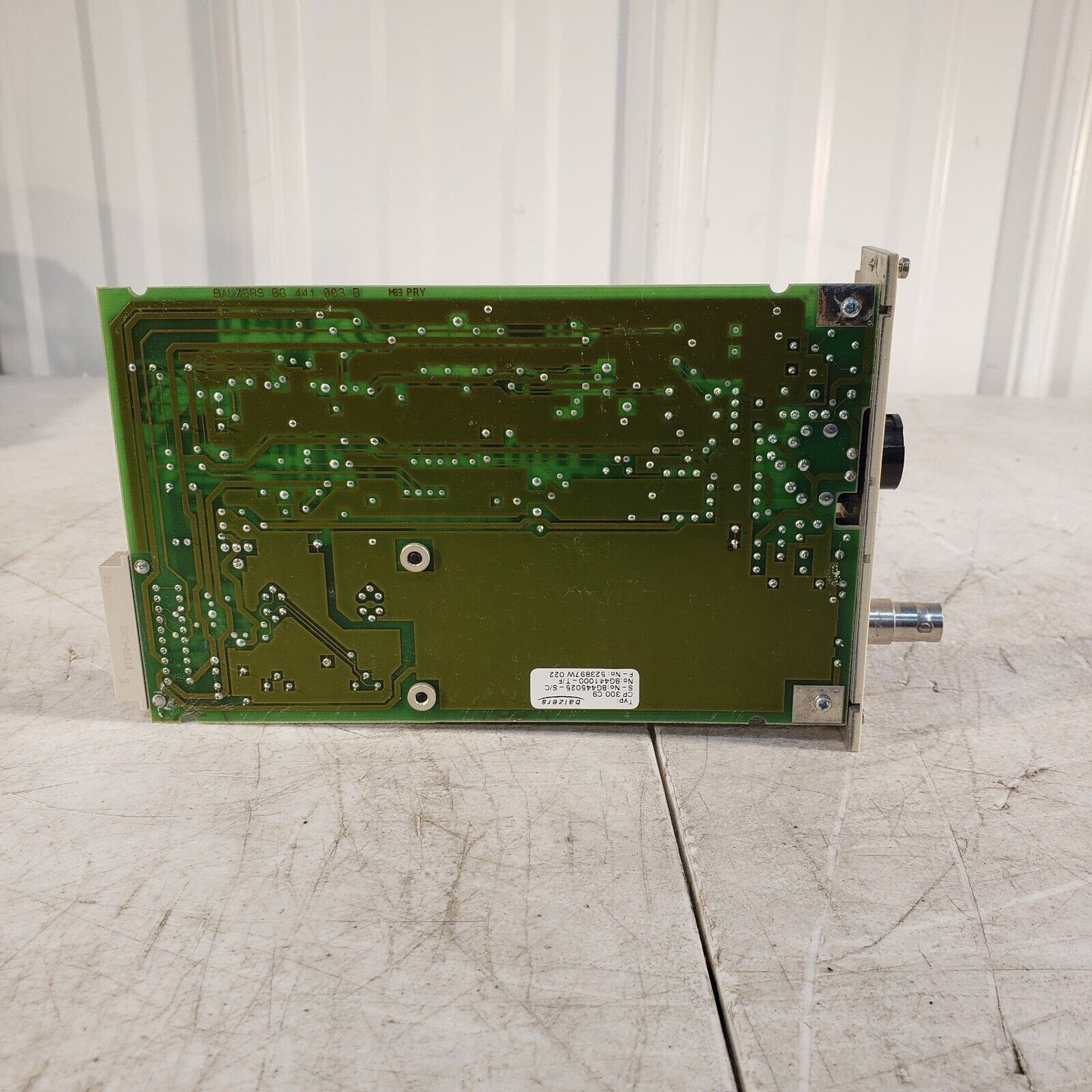 Balzers CP 300 C9 Module TPG 300 Vacuum Gauge Controller High Vacuum Pfeiffer