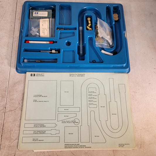 Hewlett Packard HP Agilent Injection Port Shipping Kit 19243-60510 19244-80540