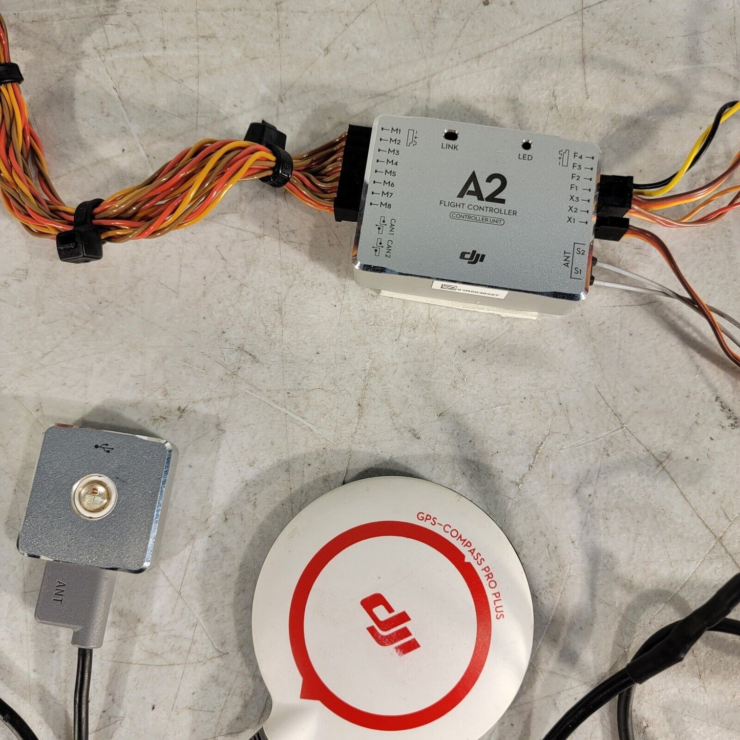 DJI A2 Flight Controller System Includes IMU PMU LED-BT-I GPS-COMPASS PRO PLUS