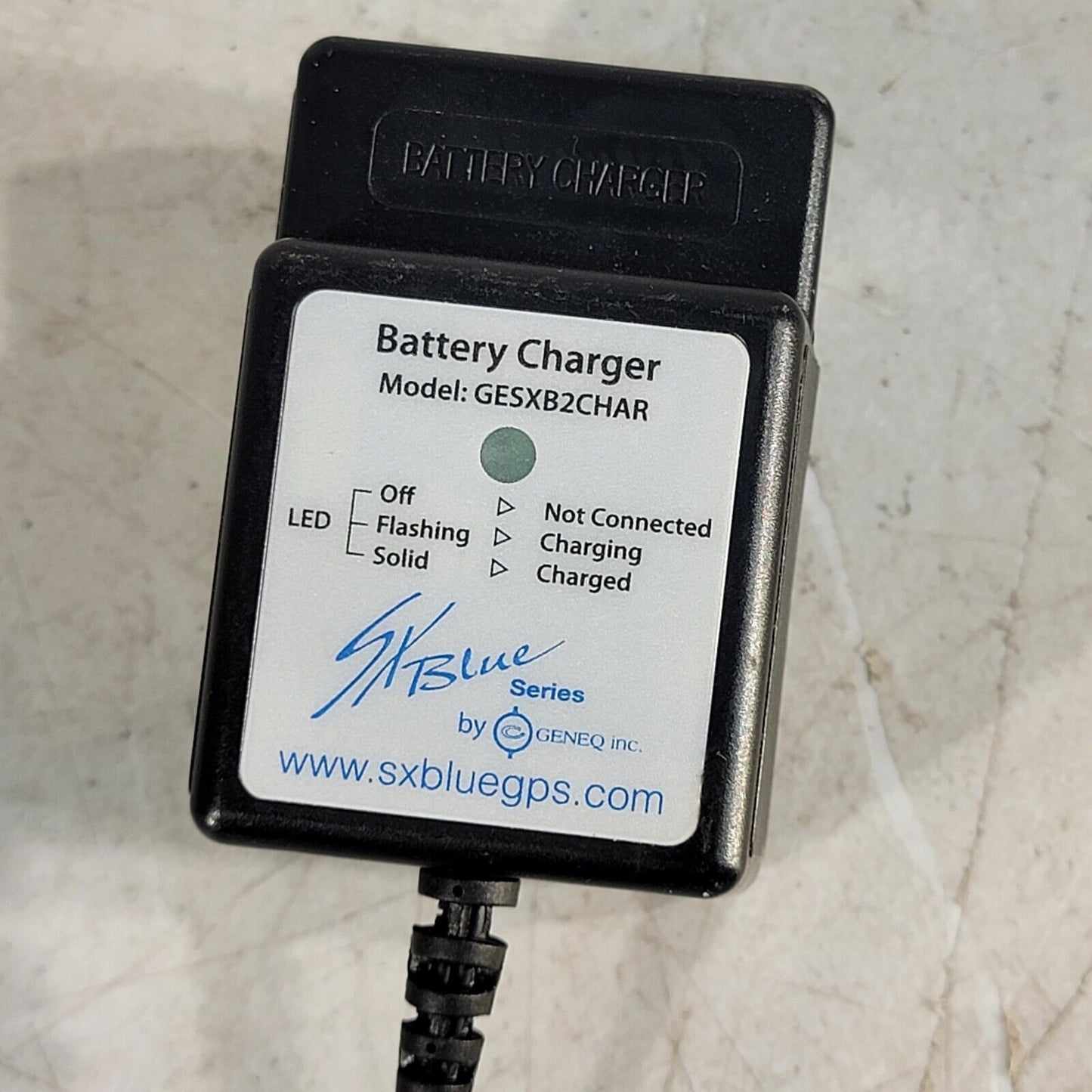 SXBlue GPS Battery Charger GESXB2CHAR 8.45v 1.00A CCC-3074 Class 2 100-240VAC In