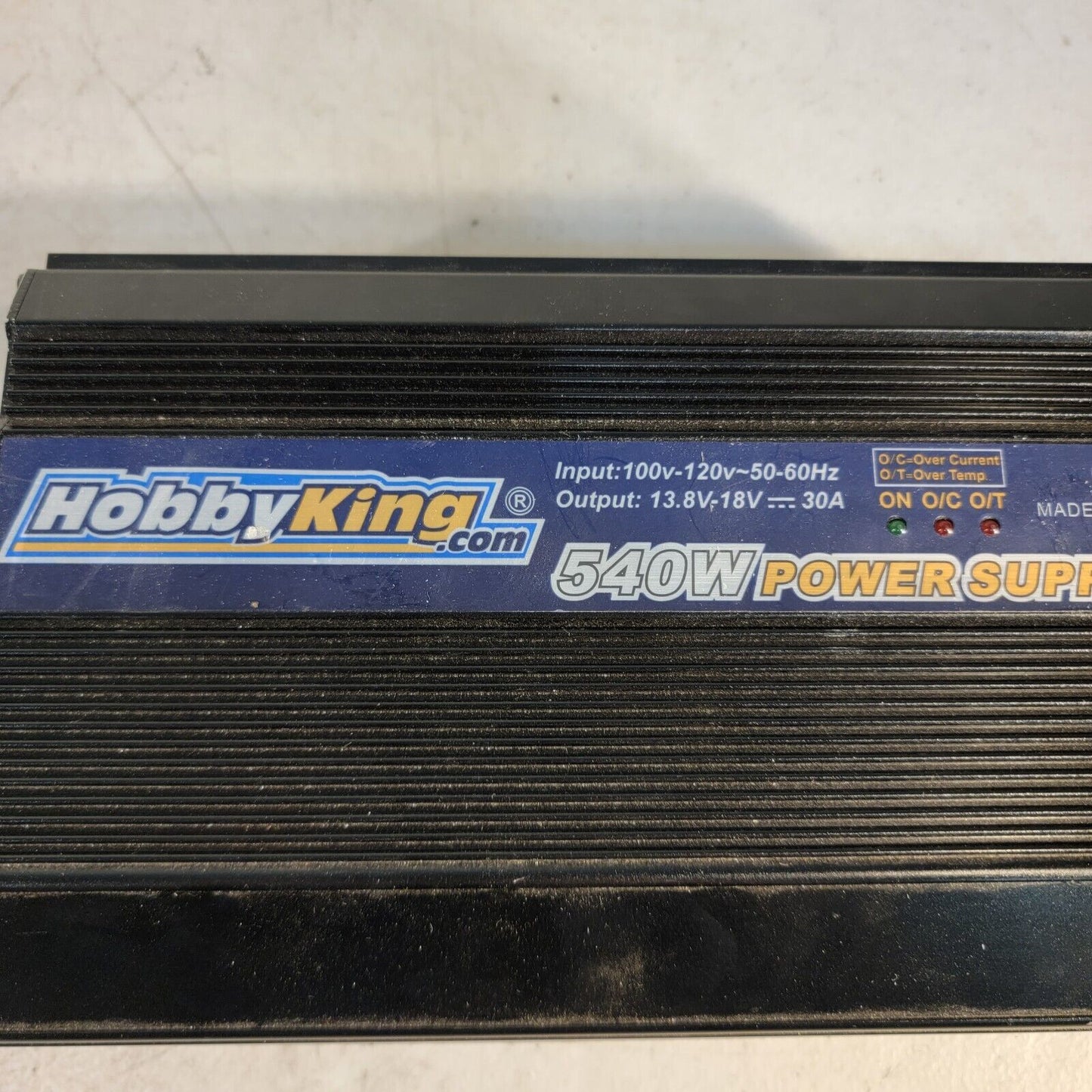 HobbyKing 540w 100~120v Power Supply 13.8v~18v - 30amp Output