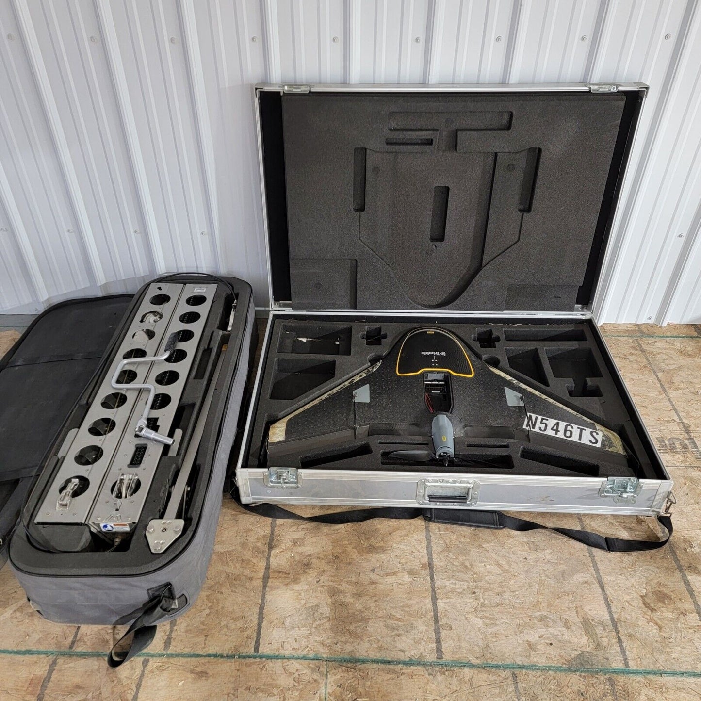 Delair Trimble UX5 Surveying Imaging Mapping Drone w/ Launcher Ag Research