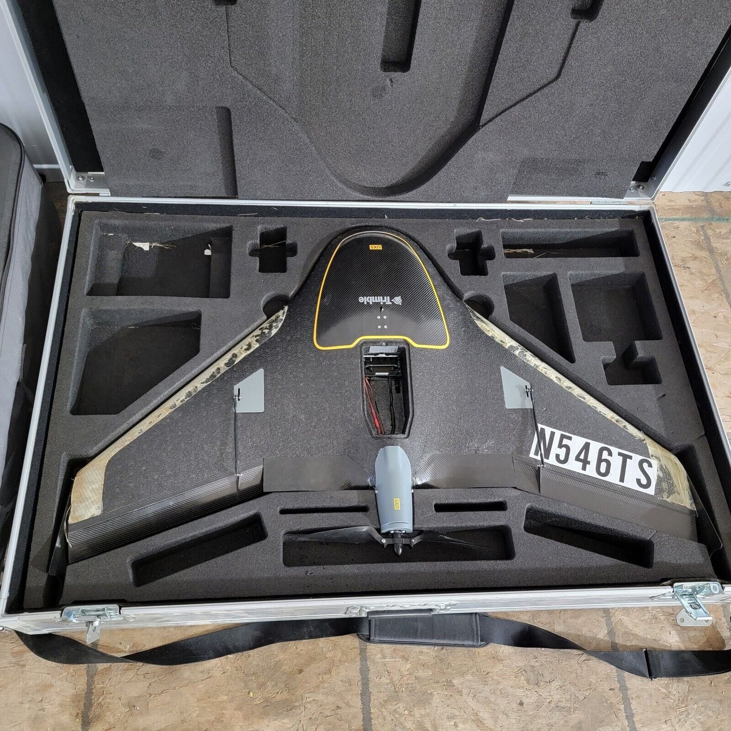 Delair Trimble UX5 Surveying Imaging Mapping Drone w/ Launcher Ag Research