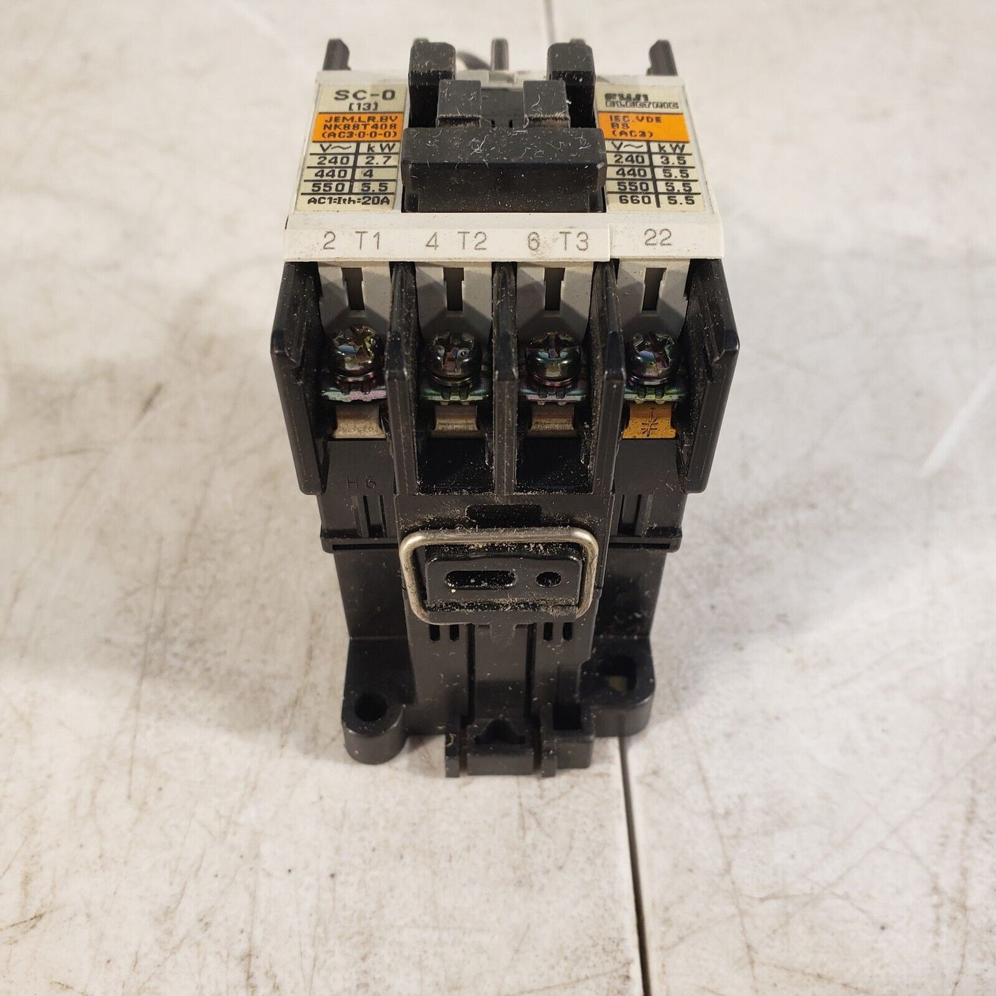 StraPack 0720-110096 Magnetic Switch, SC-0, 100V, 3a1b, For RQ-8, Fuji Electric