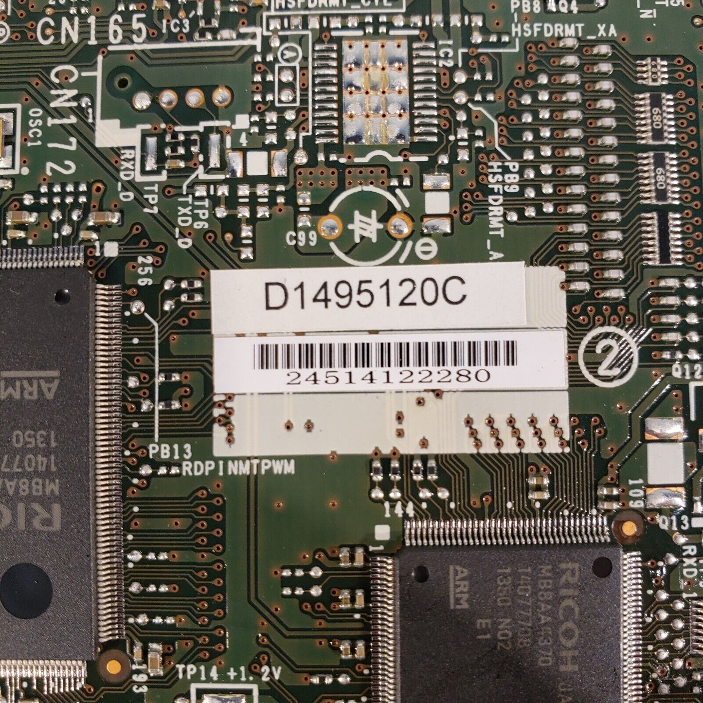 Ricoh D1495120C PCB IOB Transport For MP C3503SP