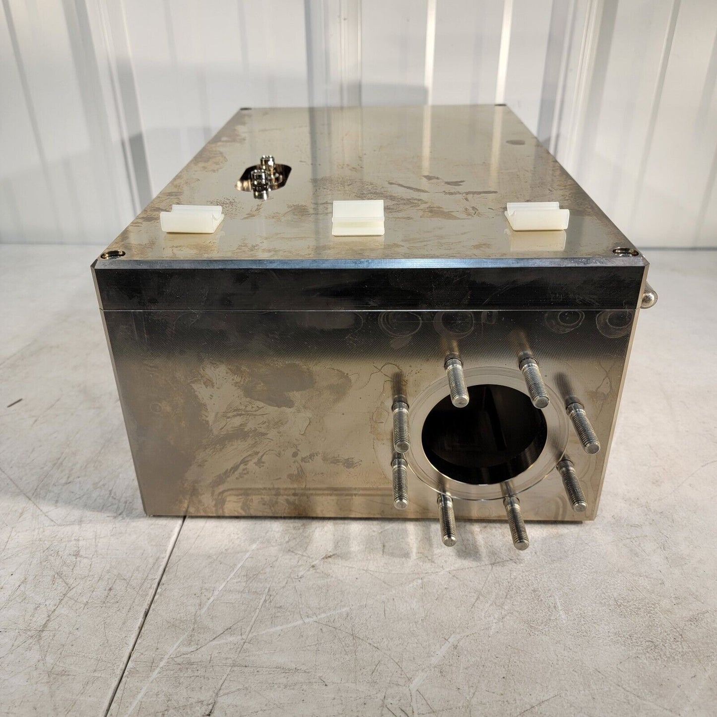 Rectangular Stainless High Vacuum Chamber 4.5" CF DN63CF Flanges 3x Viewports