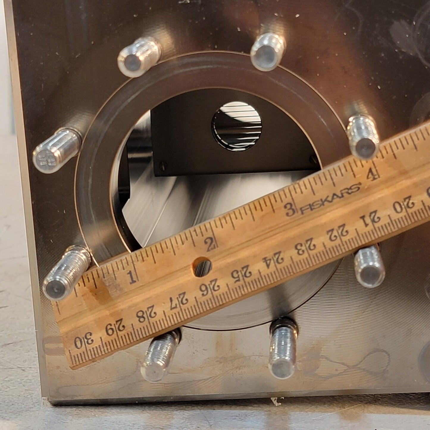 Rectangular Stainless High Vacuum Chamber 4.5" CF DN63CF Flanges 3x Viewports