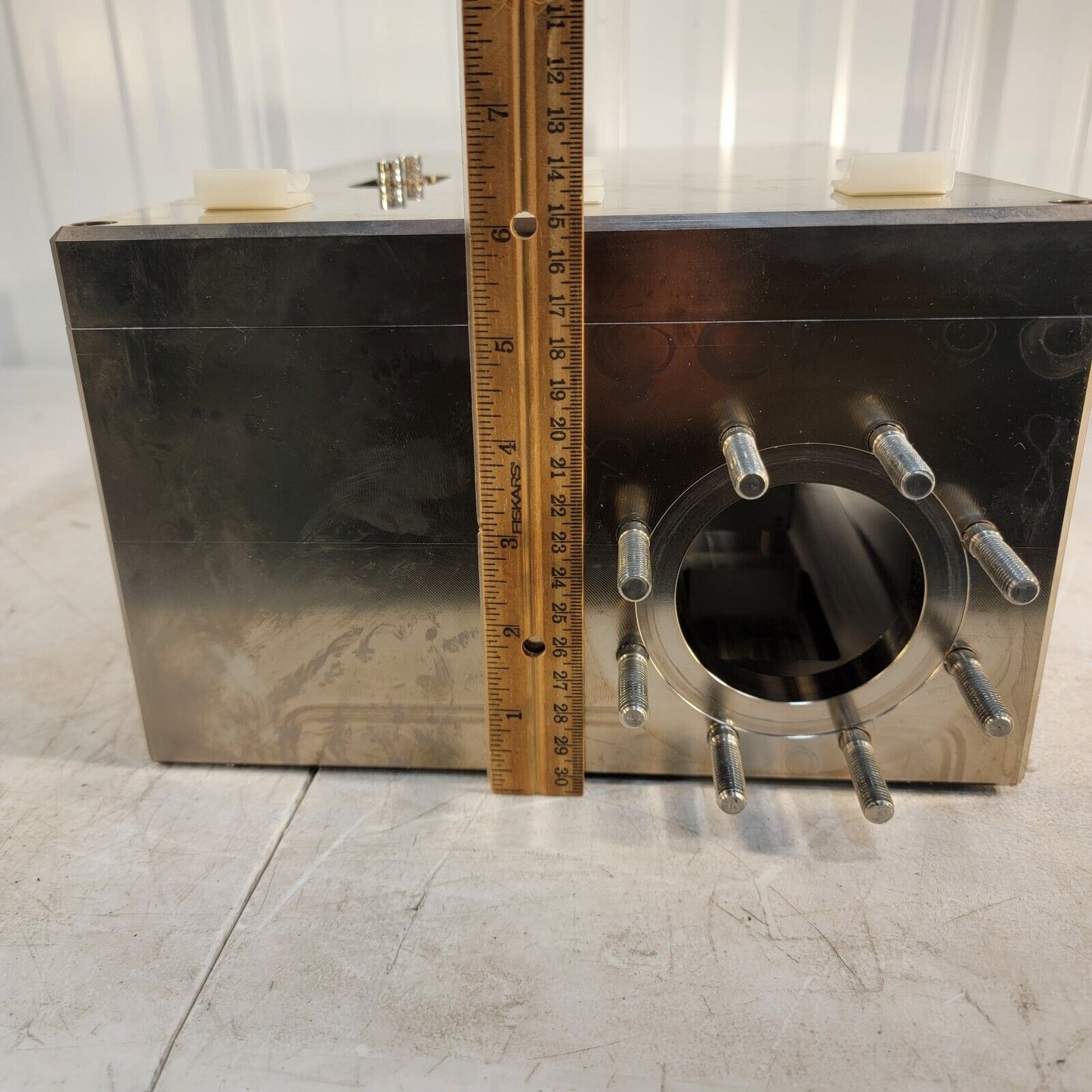 Rectangular Stainless High Vacuum Chamber 4.5" CF DN63CF Flanges 3x Viewports