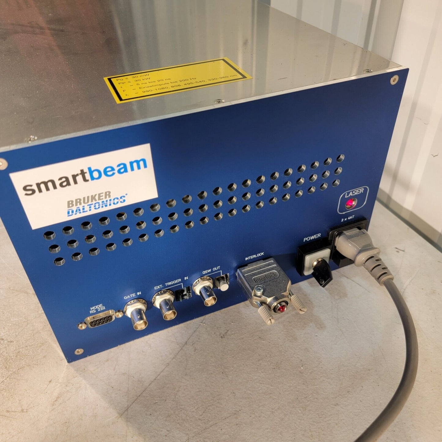 Bruker Daltonics SmartBeam MALDI 200 Pulsed Laser System 250mW from ULTRAFLEX II