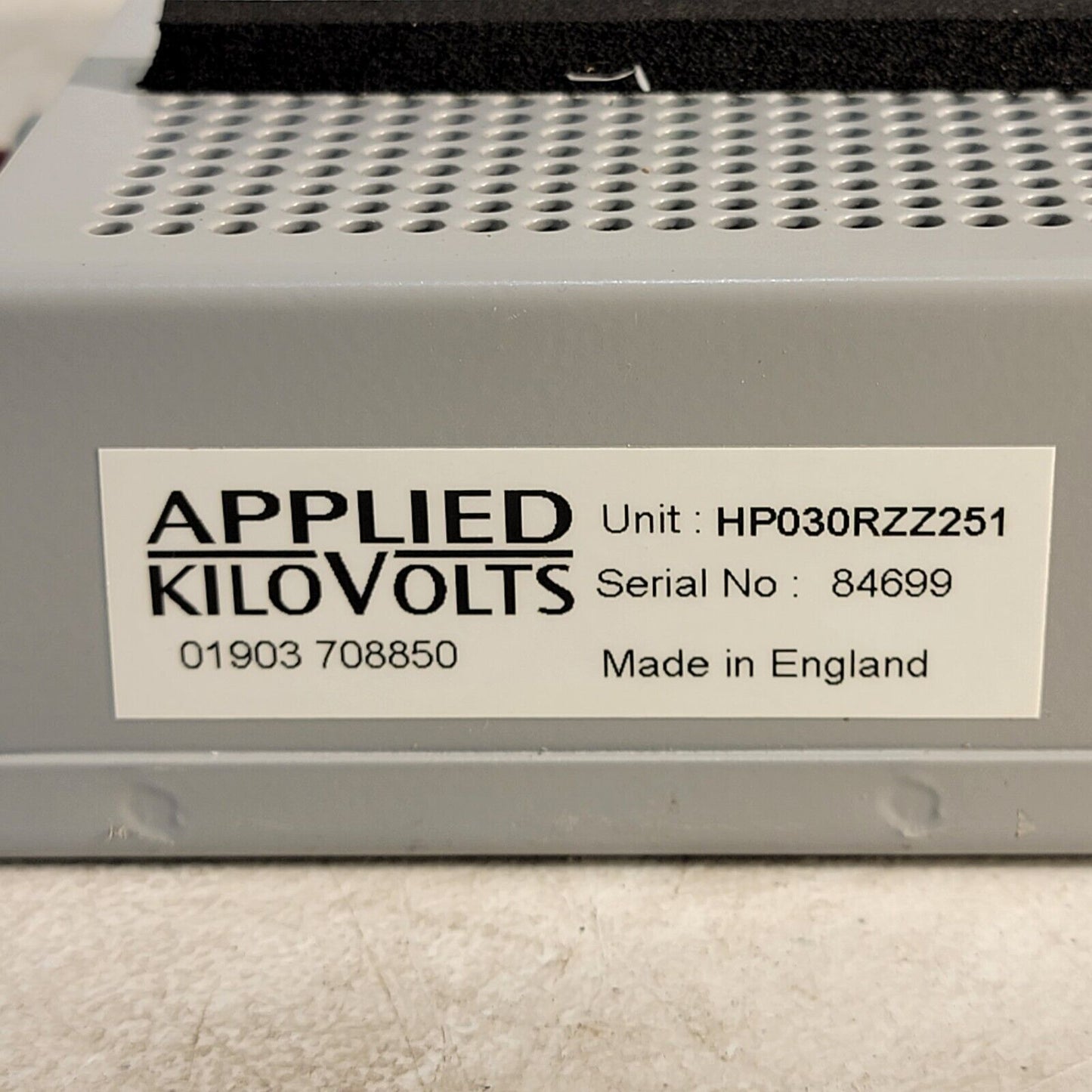 Applied KiloVolts HP030RZZ251 +/- 30kV Power Supply Source High Voltage