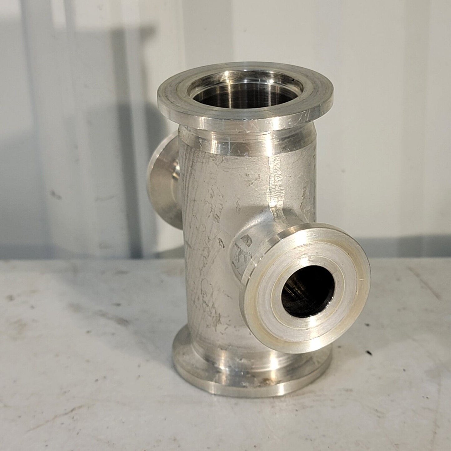 KF25 NW25 Reducer Cross KF10 NW10 Port Flanges Fittings High Vacuum Stainless