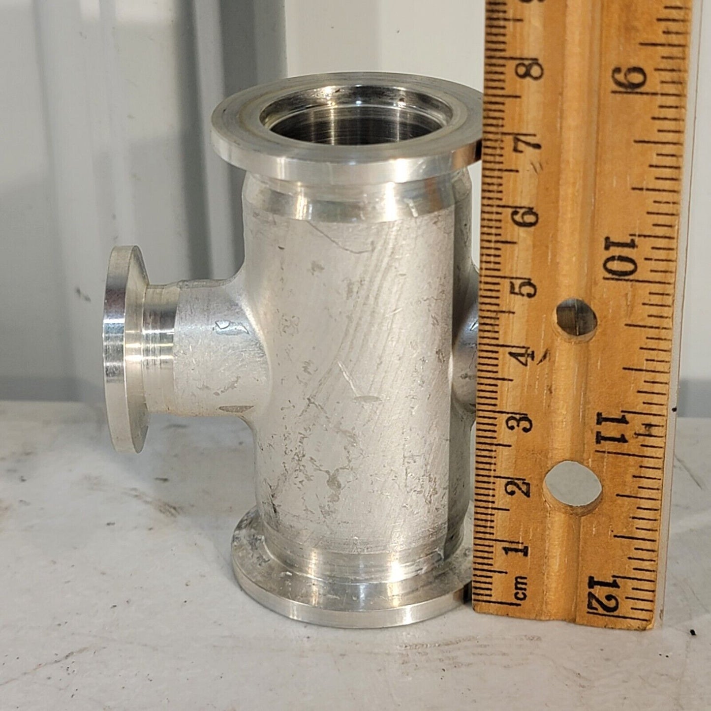 KF25 NW25 Reducer Cross KF10 NW10 Port Flanges Fittings High Vacuum Stainless