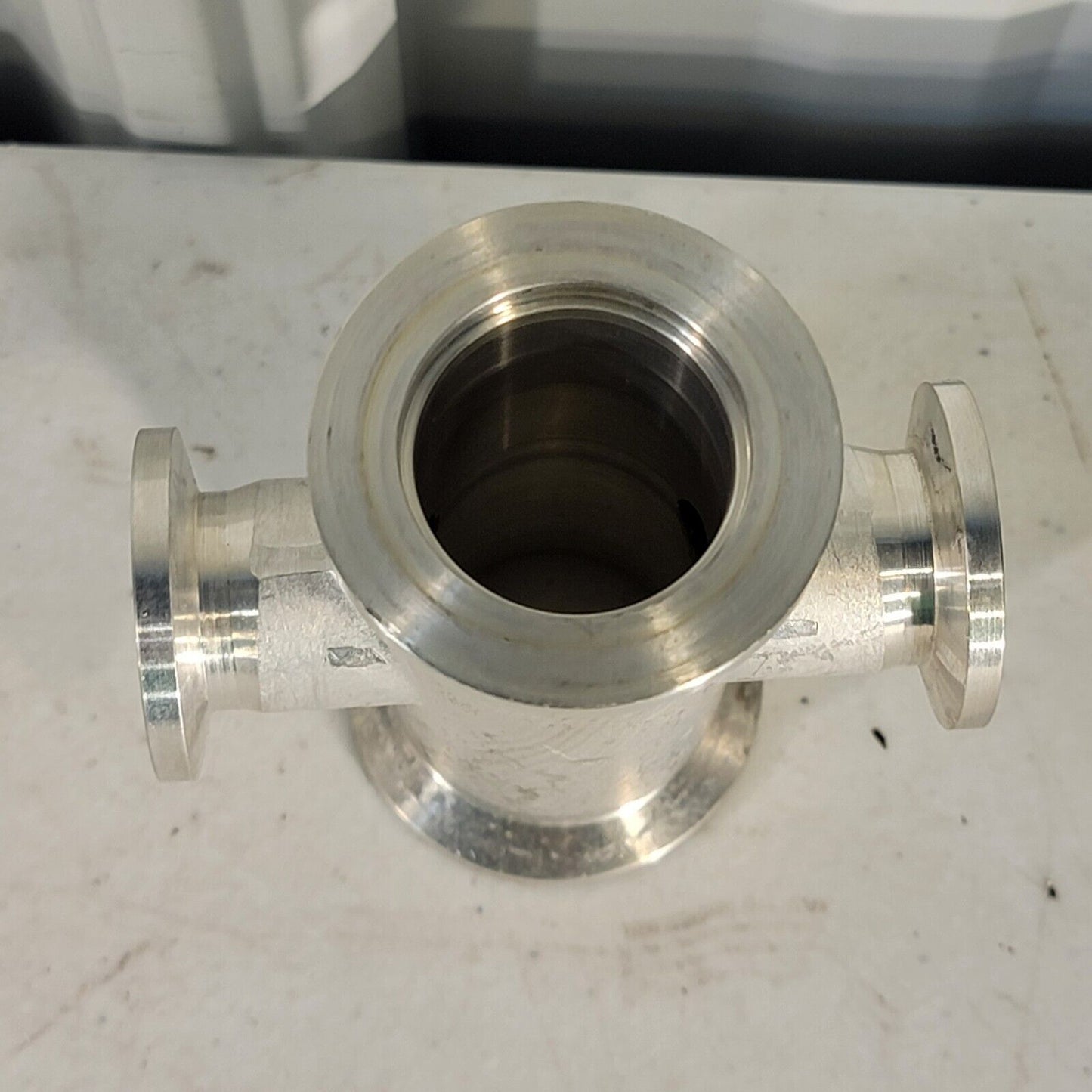 KF25 NW25 Reducer Cross KF10 NW10 Port Flanges Fittings High Vacuum Stainless