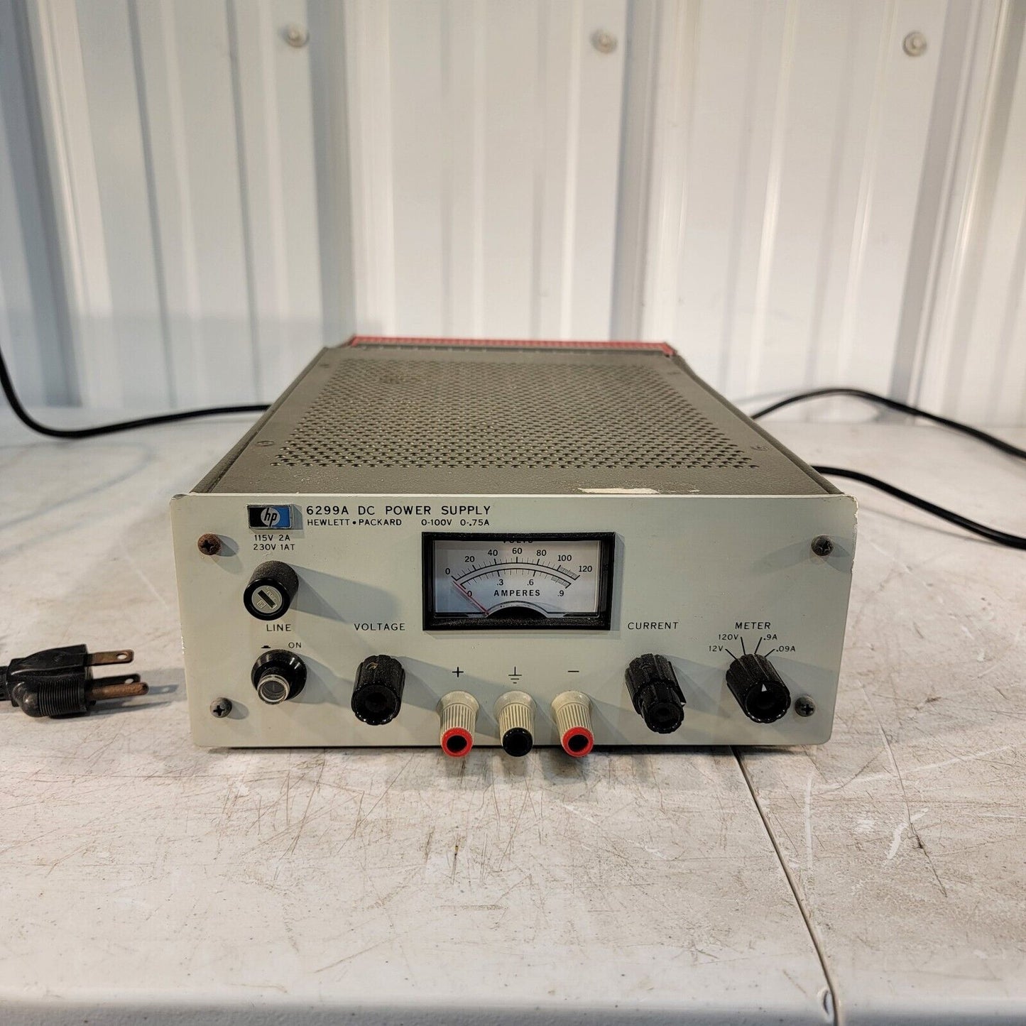 HP 6299A 0-100v .75A Adjustable Lab Bench DC Power Supply