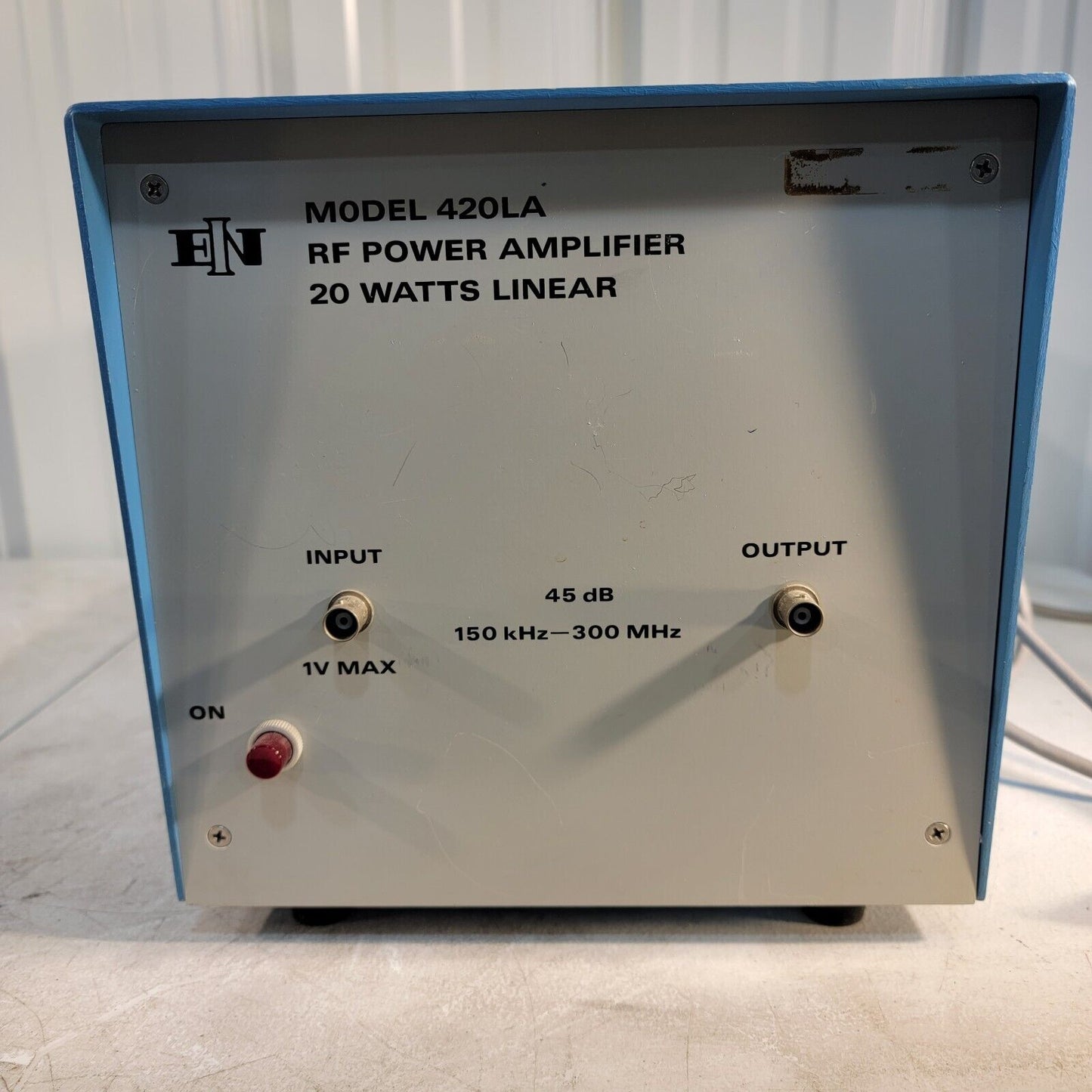 EIN 420LA RF Power Amplifier 20 Watts Linear 45dB 150kHz-300MHz
