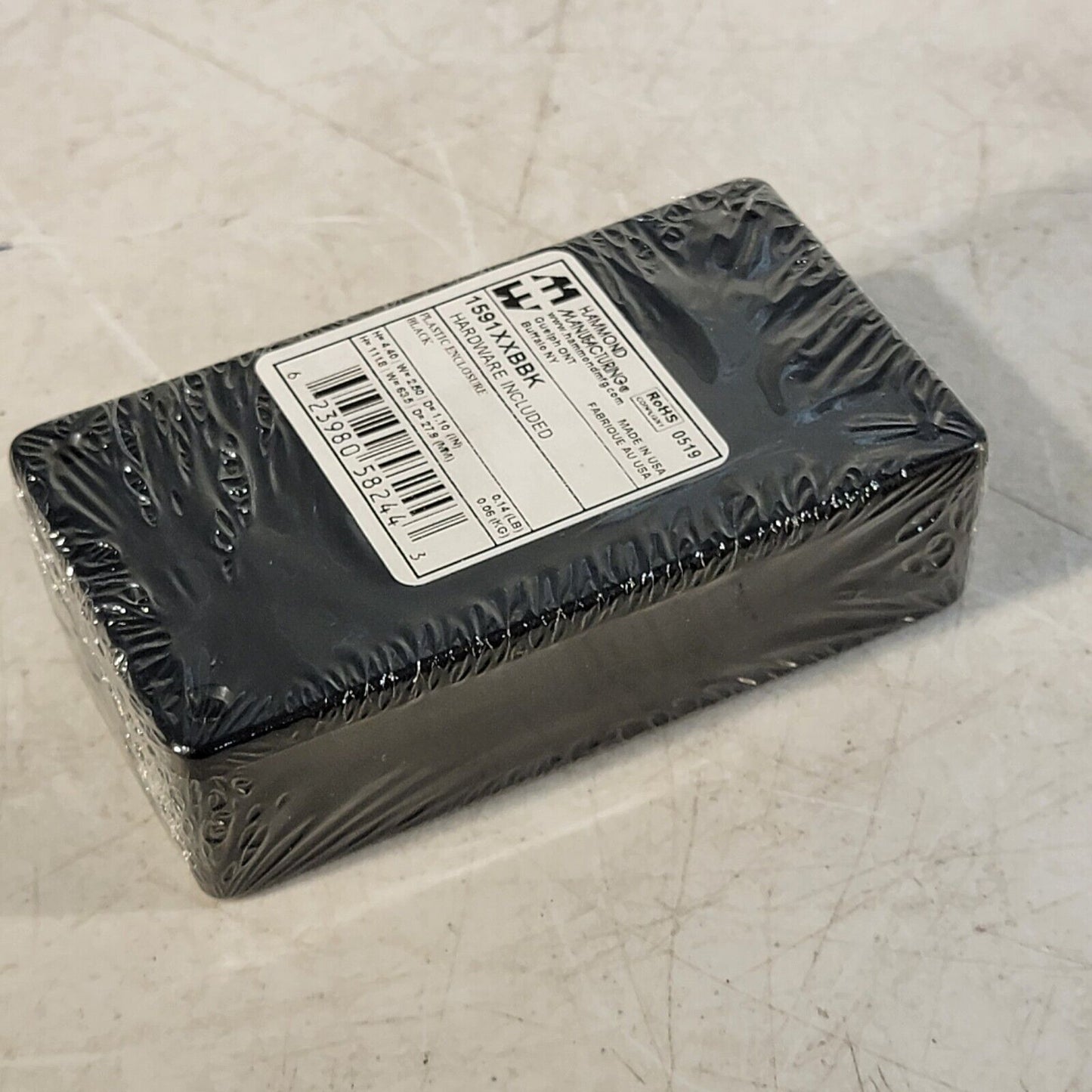 Hammond 1591XXBBK BBK 4.40" x 2.50" x 1.10" Project Box