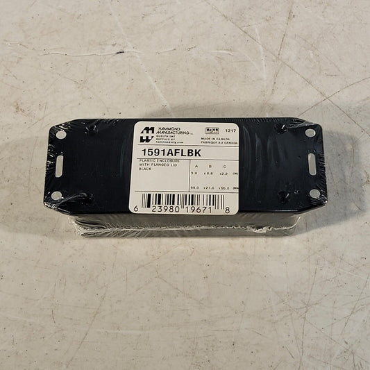 Hammond 1591AFLBK AFLBK LBK 3.90" x 0.80" x 2.20" Project Box