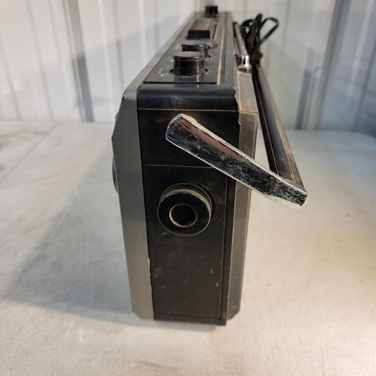 Goldstar TSR-571 Vintage Stereo Radio Cassette Recorder Boom Box Ghetto Blaster