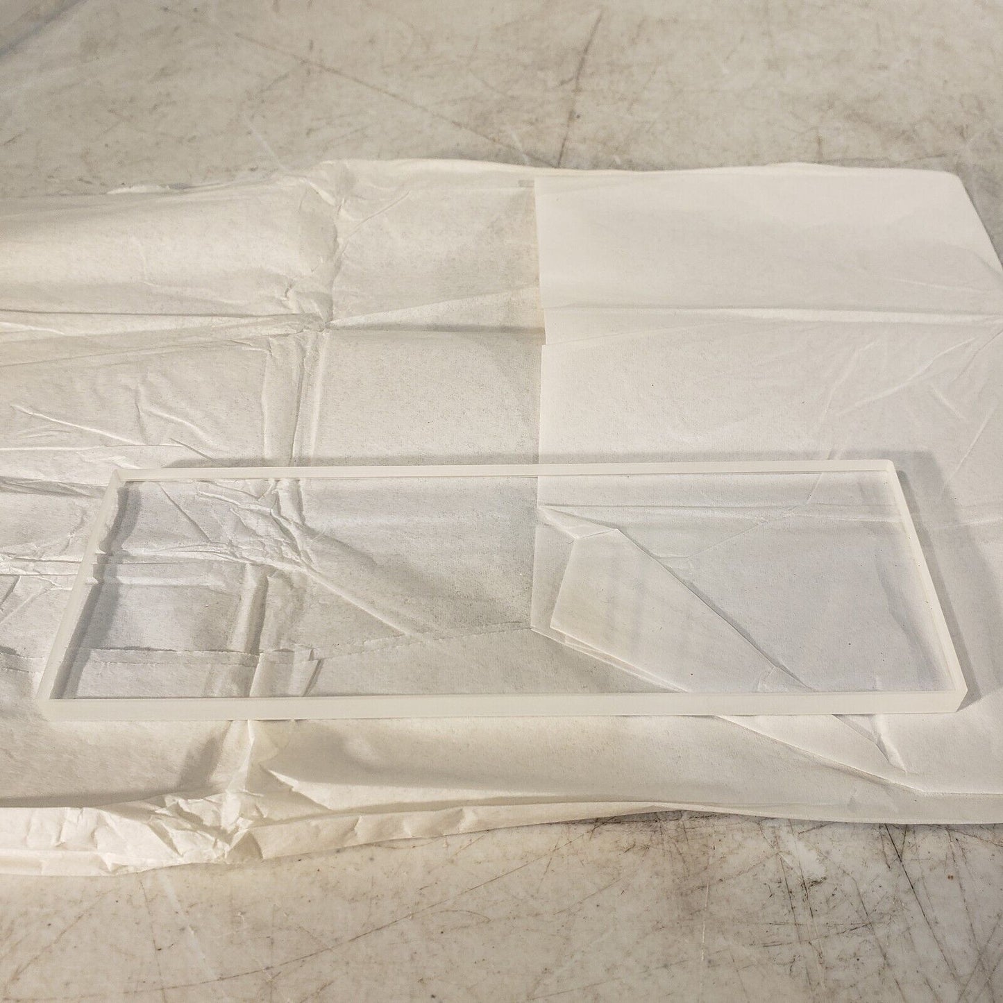 "V" Coated Optical Lens Rect 2-1/8" By 6", Less Than 0.25% Reflectance At 488nm