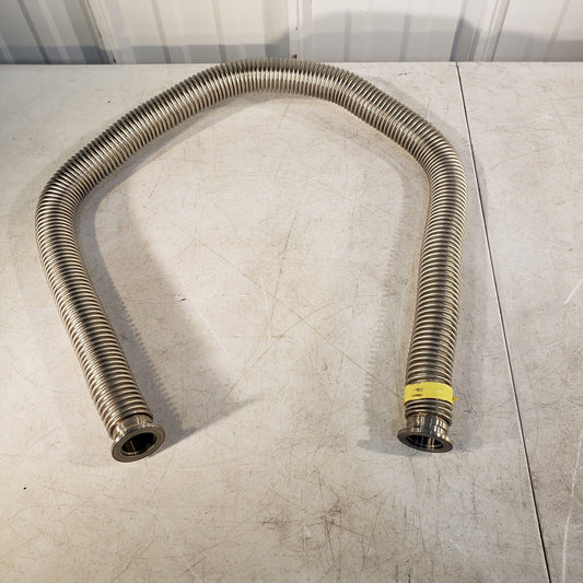 KF25 NW25 High Vacuum Stainless Steel Bellows Hose 1000mm Length