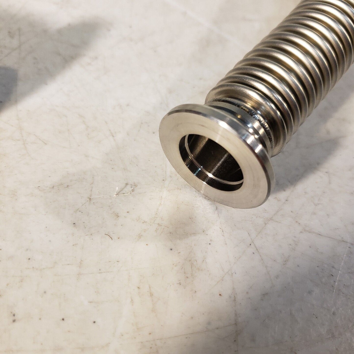 KF16 NW16 High Vacuum Stainless Steel Bellows Hose 850mm Length