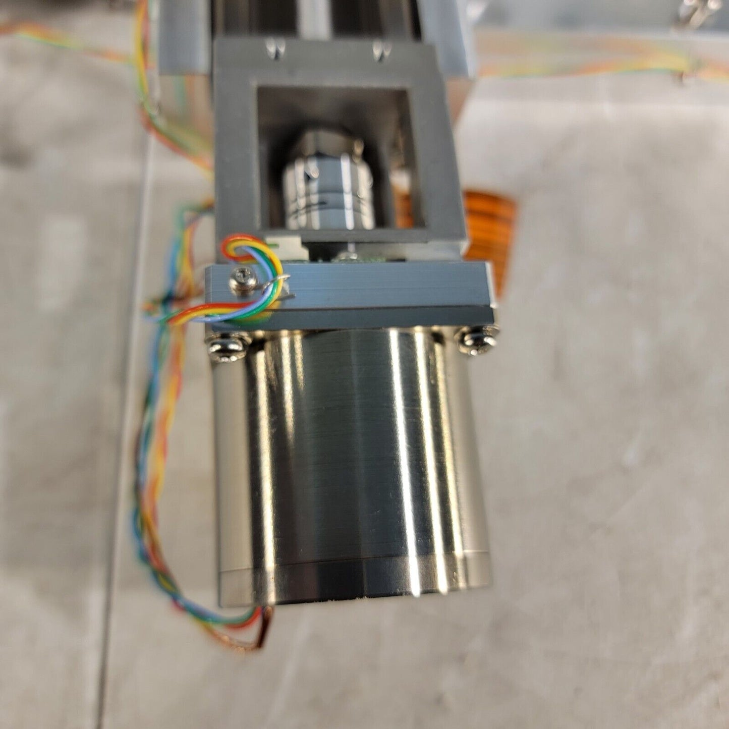 UHV High Vacuum-Friendly XY Linear Stage Stainless Steel Minimal Outgassing