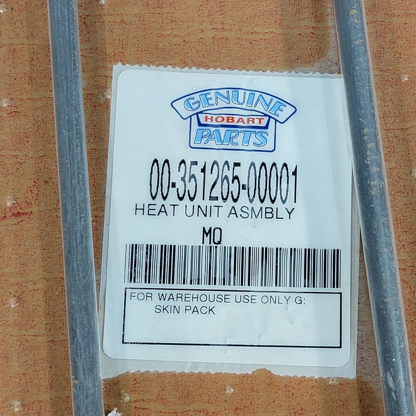 OEM Hobart Warmer Heat Element Unit Assembly 00-351265-00001, 00-351265-1