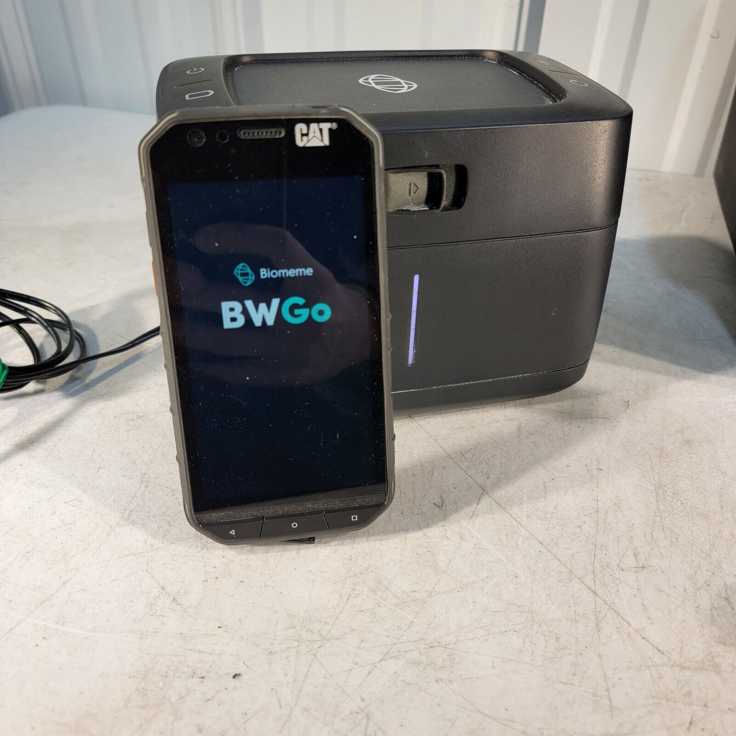 Biomeme Franklin Three9 ISP Rugged Mobile Real-Time PCR Thermocycler In Case