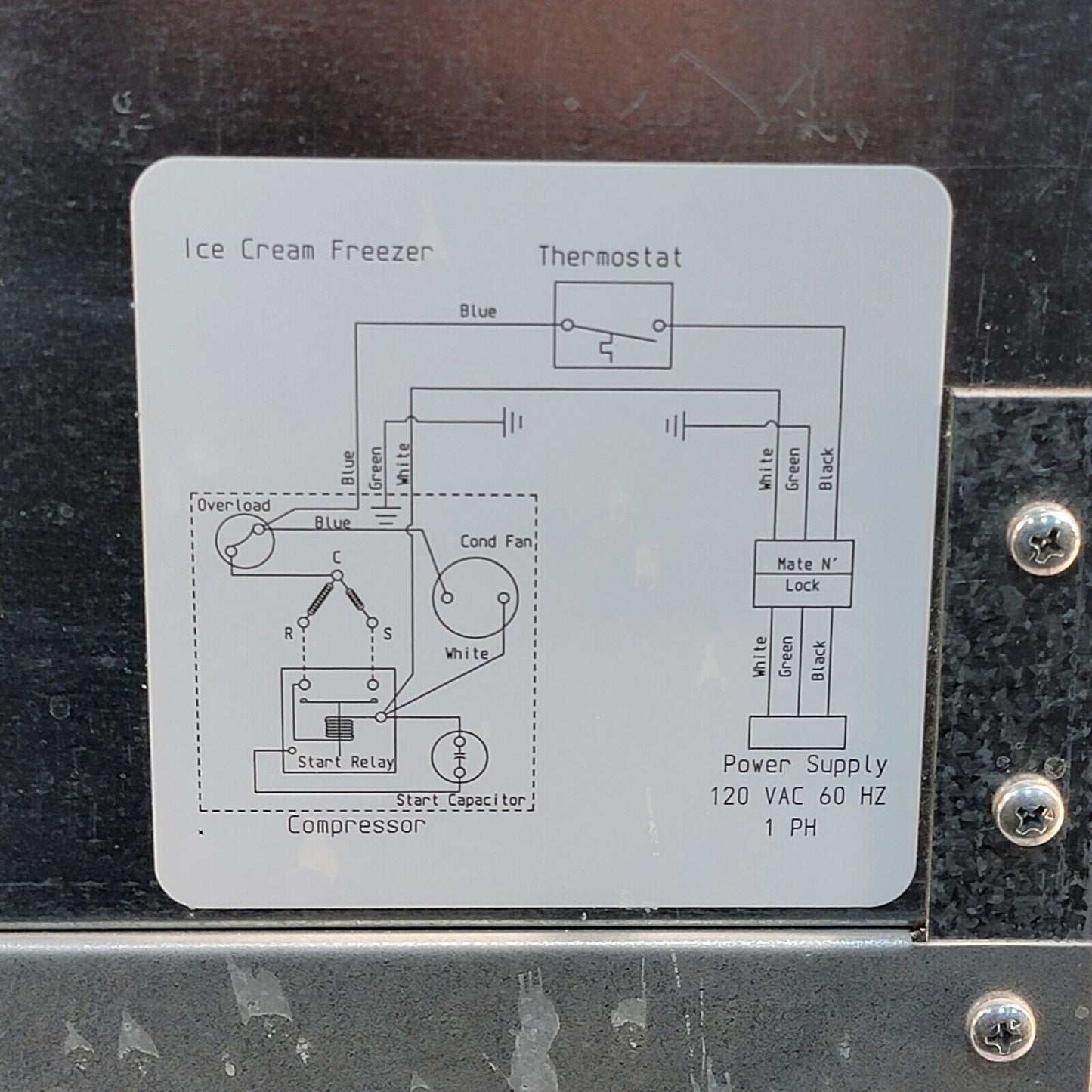 Glastender DI-FR-DW Ice Cream Freezer with Dipper Well, Drop-in, 18" x 24" Top