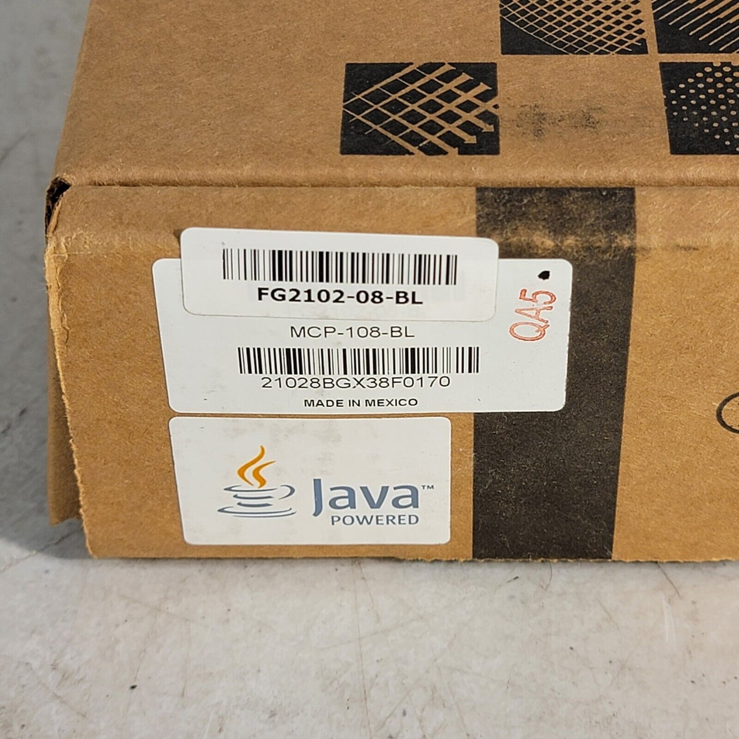 AMX FG2102-08-BL Massio 8 Button Ethernet ControlPad with Knob MCP-108