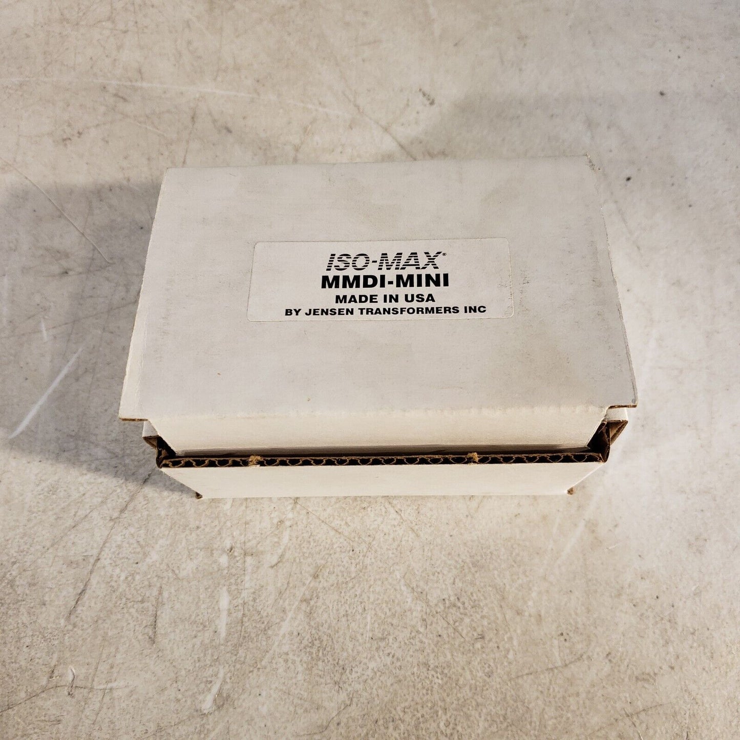 Jensen Transformers Iso-Max MMDI-Mini Wall Plate Direct Box 3.5mm Stereo To Mono