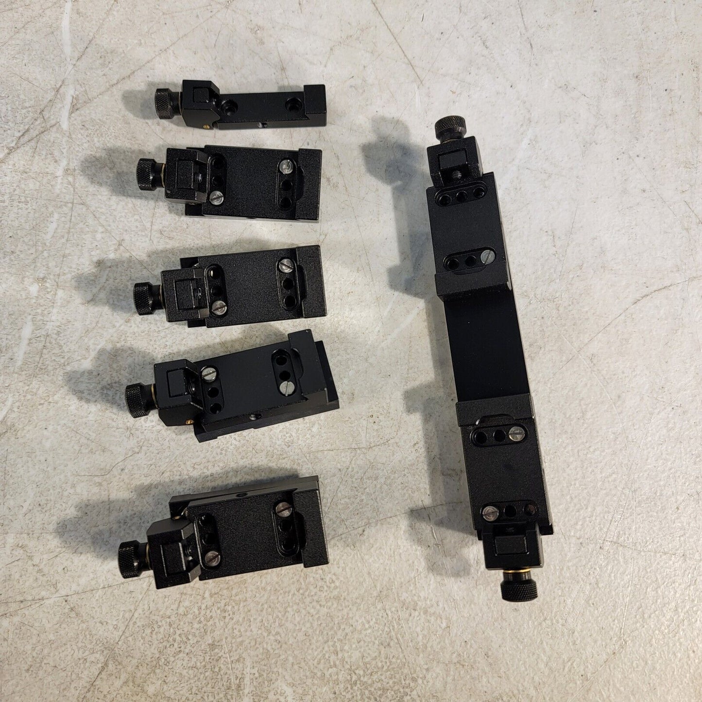 6x Dovetail Optical Rail Mount Carriers Thorlabs KMSM