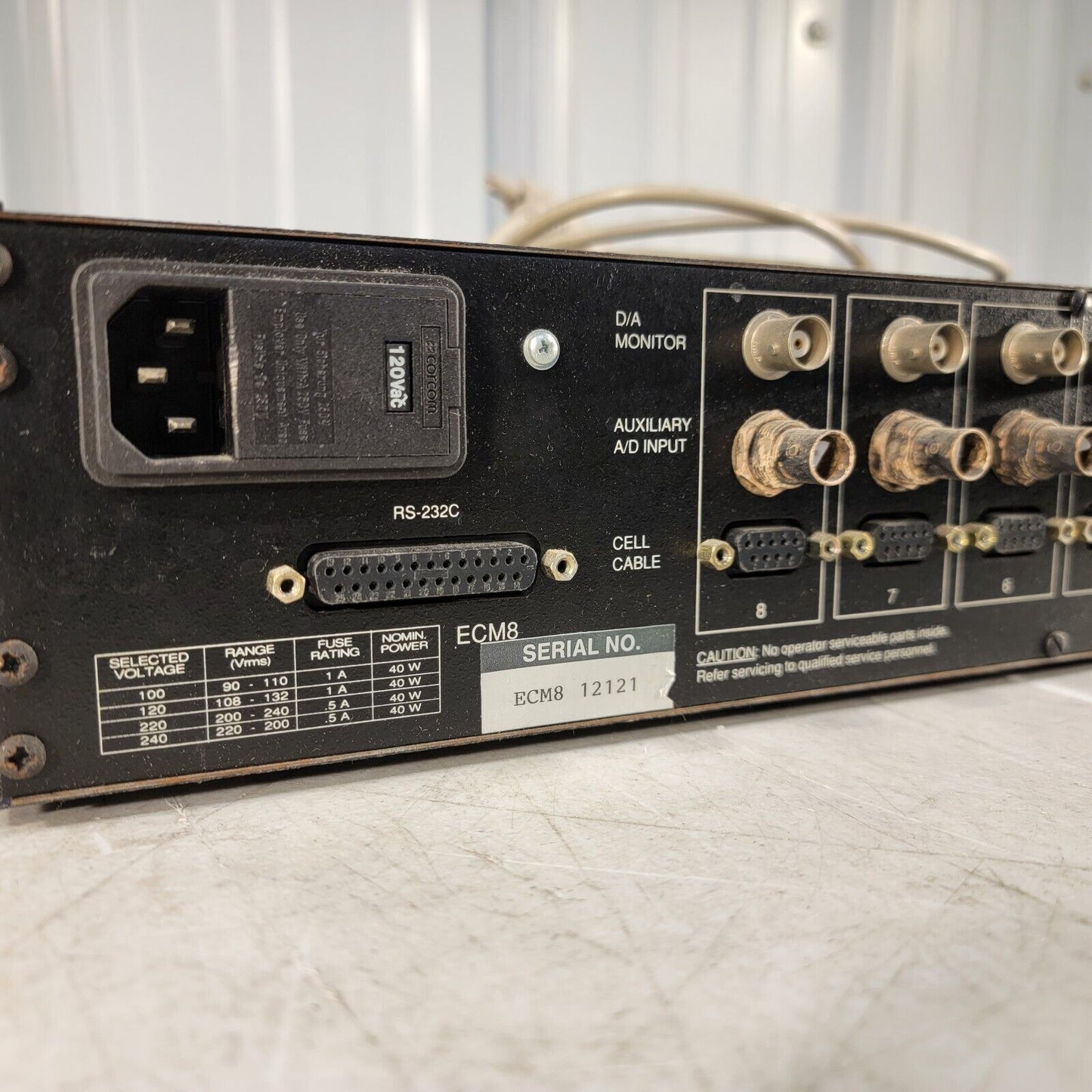 TESTED Gamry Instruments ECM8 Electrochemical Multiplexer w/ RS232 Cable