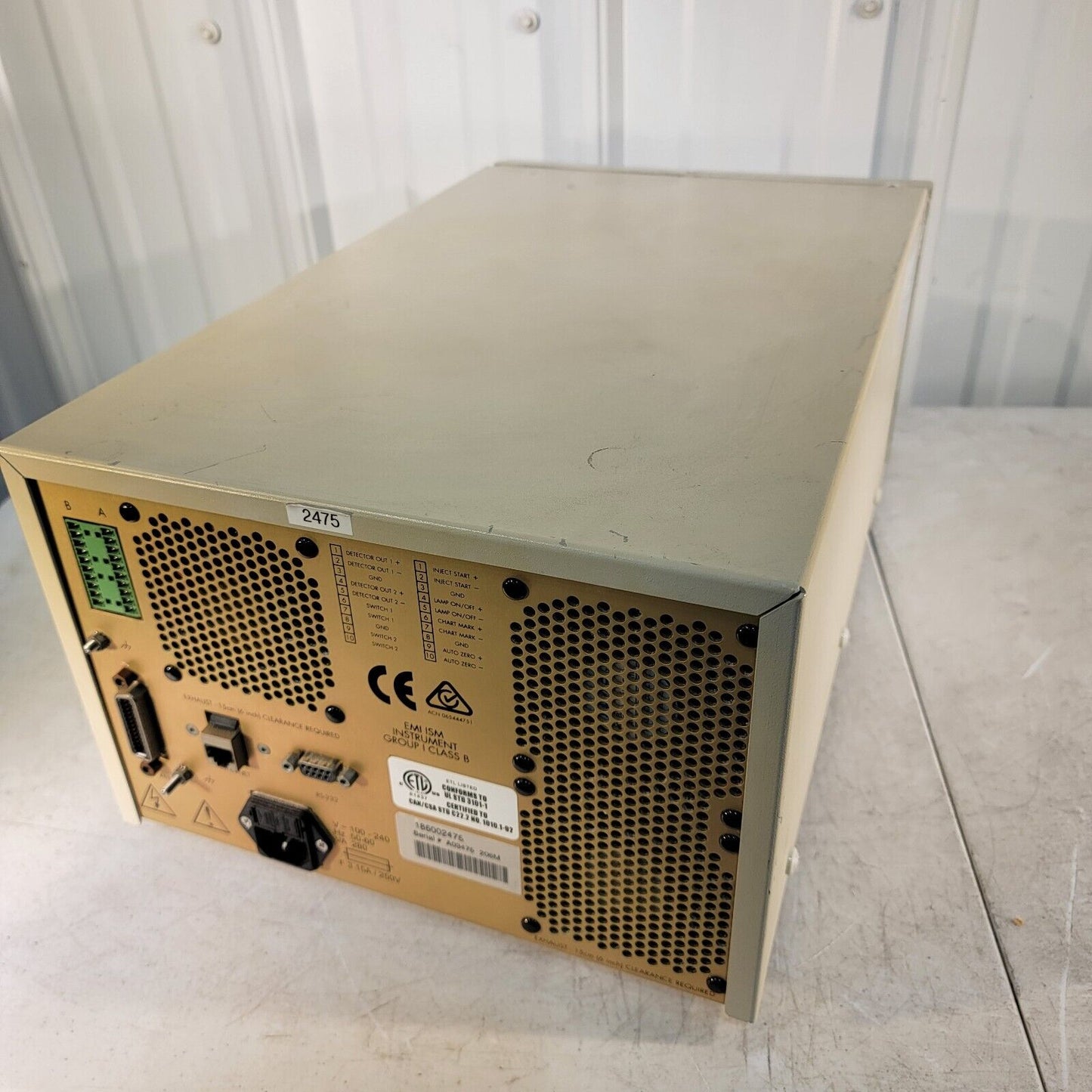 Waters 2475 Multi Wavelength Fluorescence Detector w/ Analytical Flow Cell ERROR