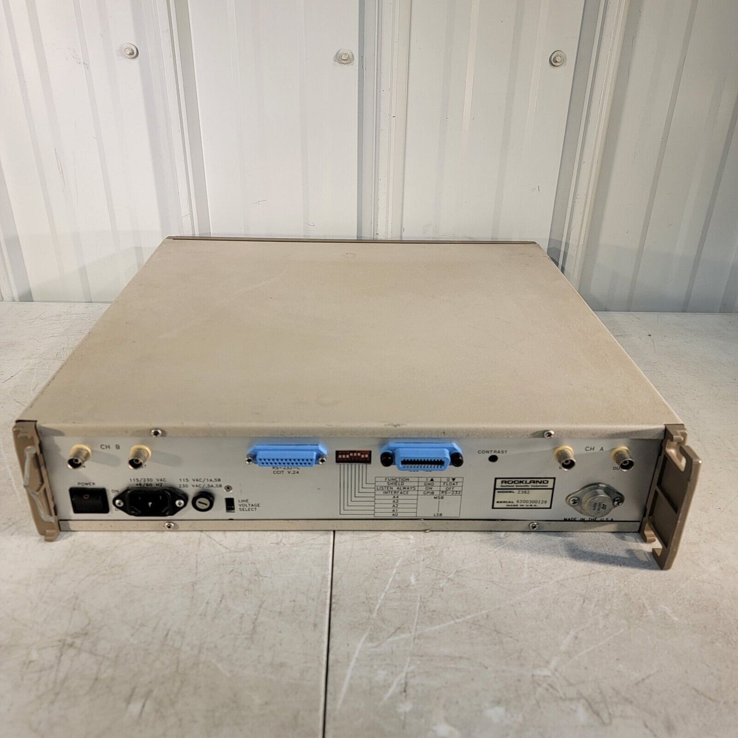 Rockland 2382 Butterworth 8th Order HP High Pass LP Low Pass RF Filter 2 Channel