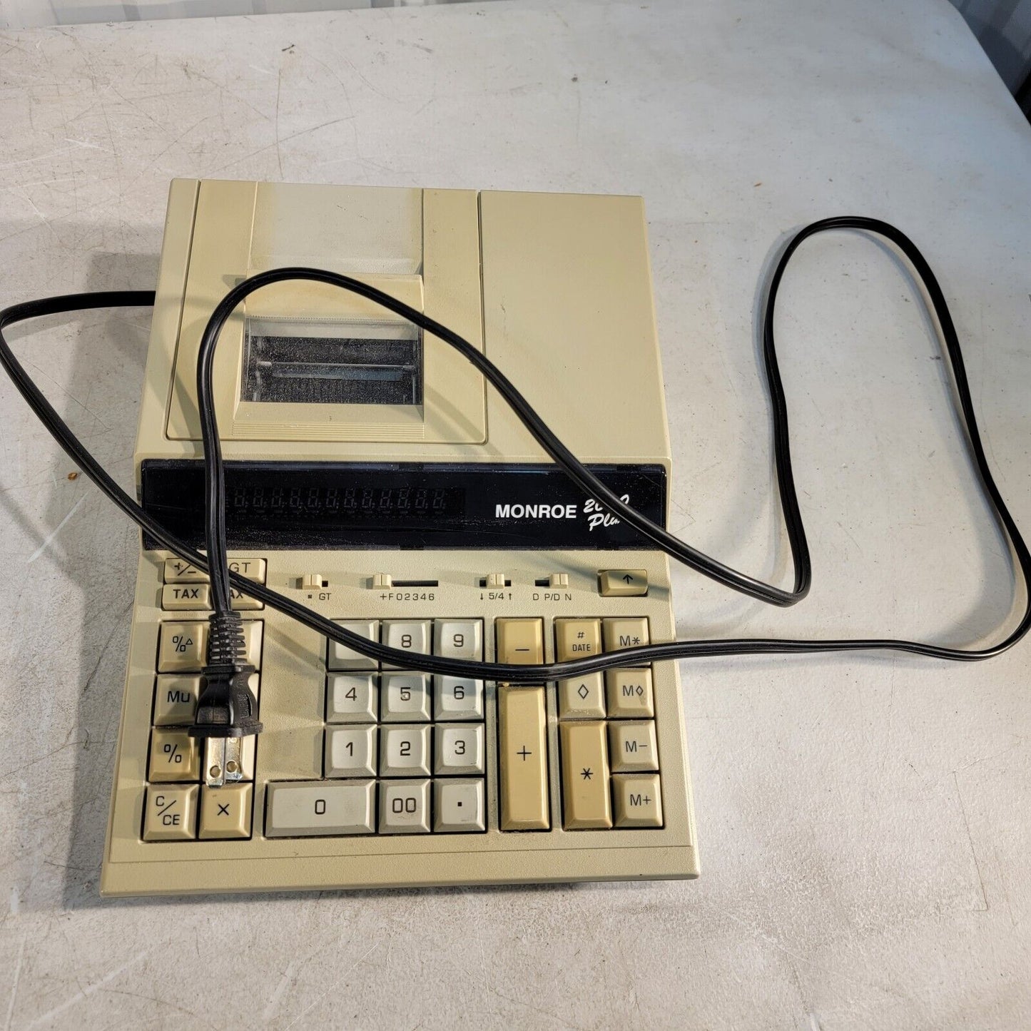 Vintage Monroe 2020 PLUS Adding Machine Calculator - Tested