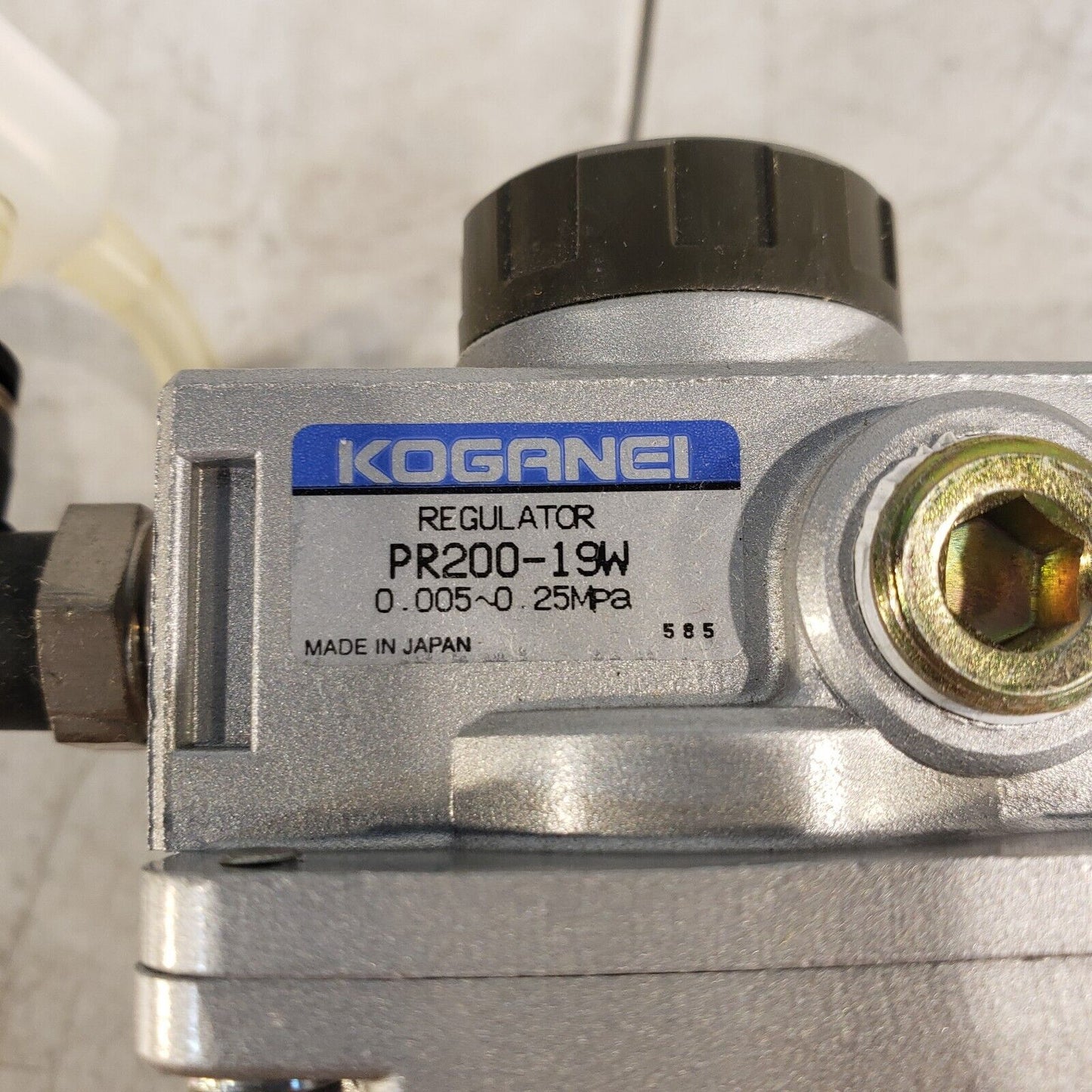 Koganei PR200-19W Precision Air Regulator Pressure Control Valve 0.005~0.25MPa