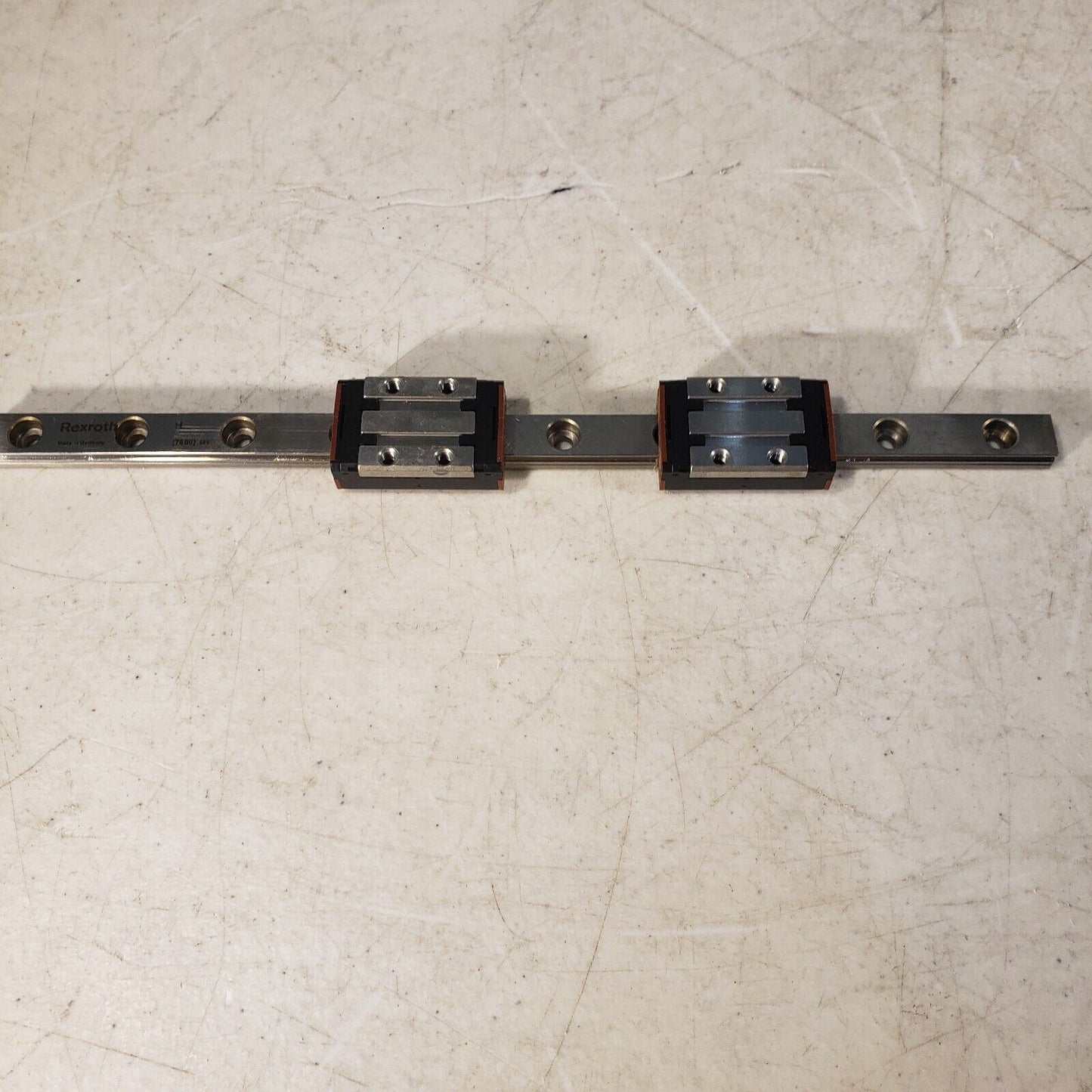 Rexroth Linear Guide Dual Block, 200mm Length, 20mm Carriage Width