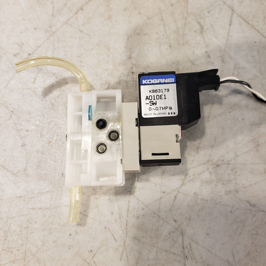 Koganei A010E1-5W Solenoid Valve, 0~0.7MPa, 12V DC