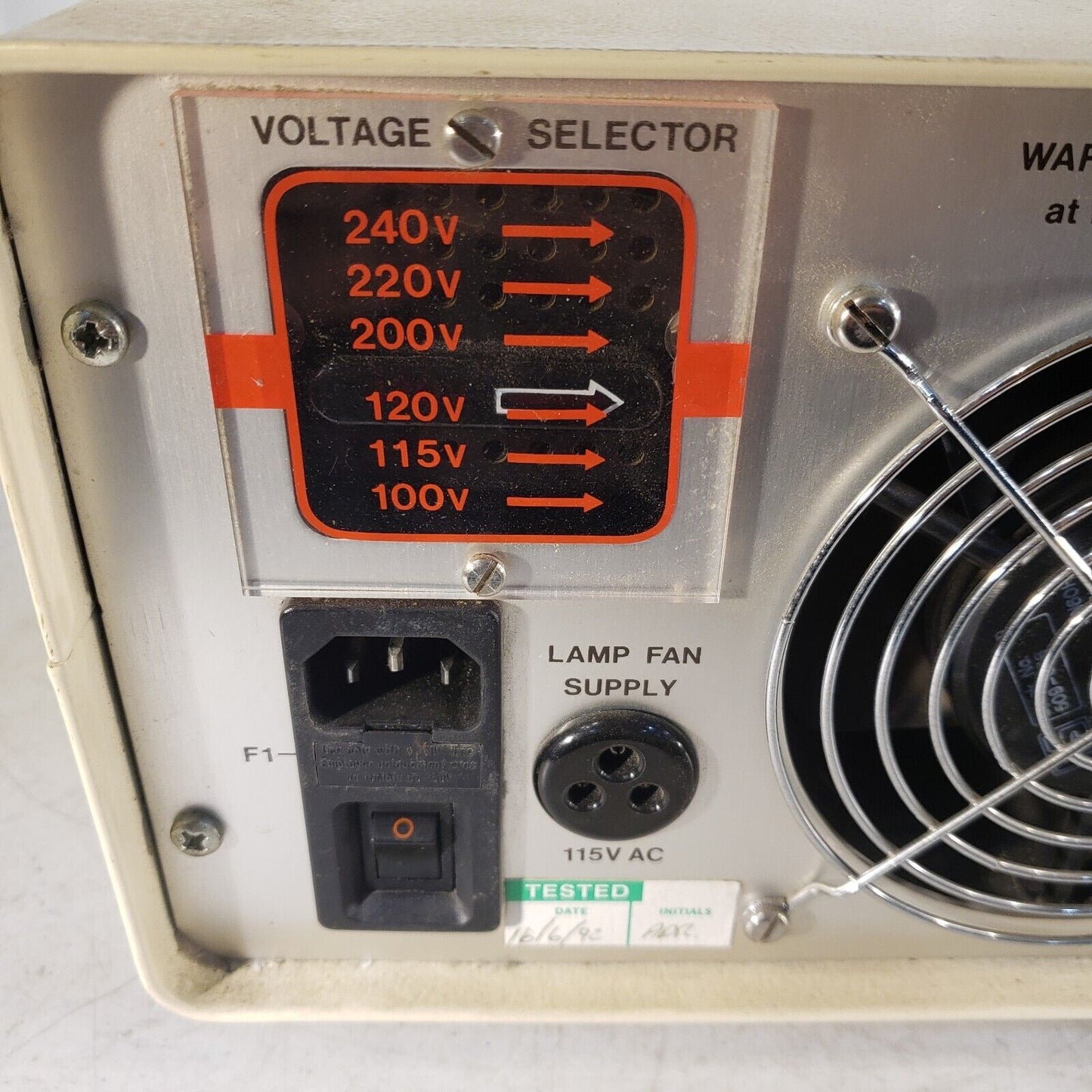Applied Photophysics 04-122 Power Controlled Lamp Supply Arc Xenon Halogen Mercu