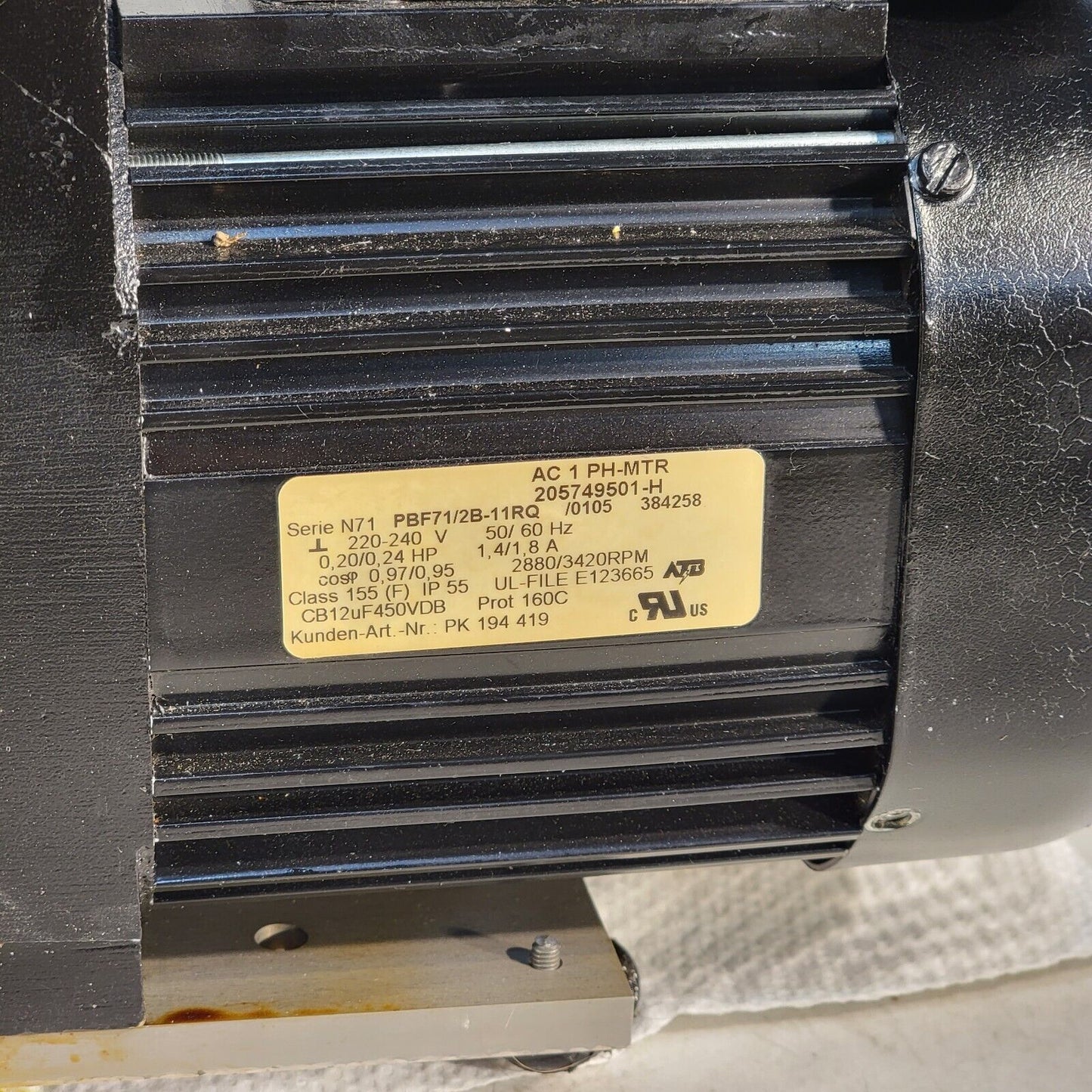 READ Pfeiffer DUO 2.5 PK D41 055 C Rotary Vane Vacuum Pump Roughing Backing Pump