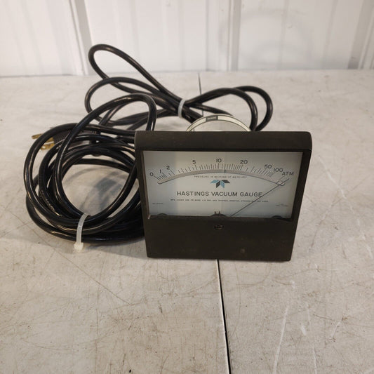 Hastings Thermocouple Vacuum Gauge VT-5A, Pressure In Microns Of Mercury mTorr