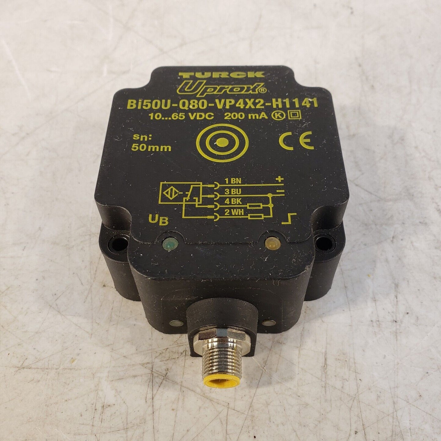 Turck Bi50U-Q80-VP4X2-H1141 Uprox Plus Proximity Switch