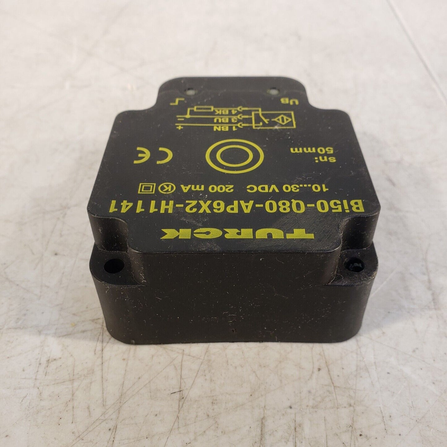 Turck UPROX BI50U-Q80-AP6X2-H1141, 10-30 VDC, 200 mA, Proximity Sensor