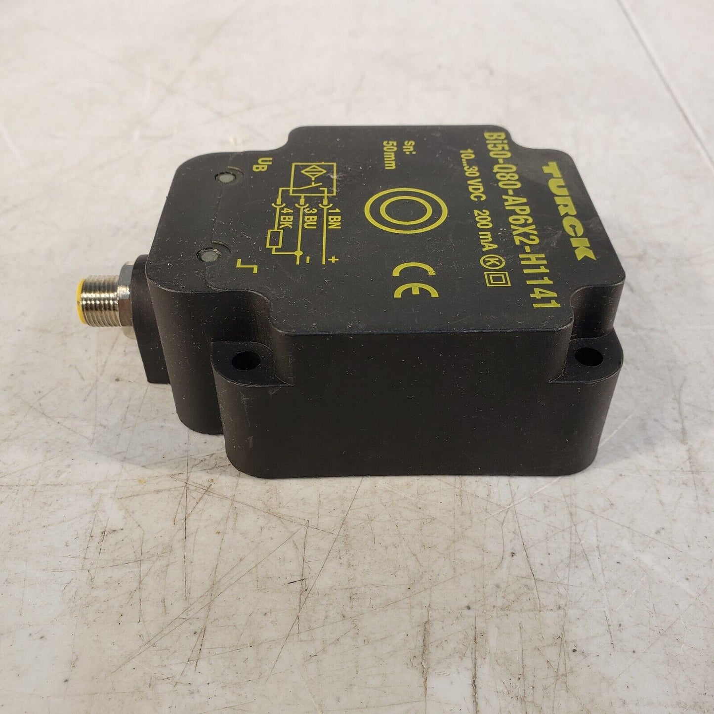 Turck UPROX BI50U-Q80-AP6X2-H1141, 10-30 VDC, 200 mA, Proximity Sensor