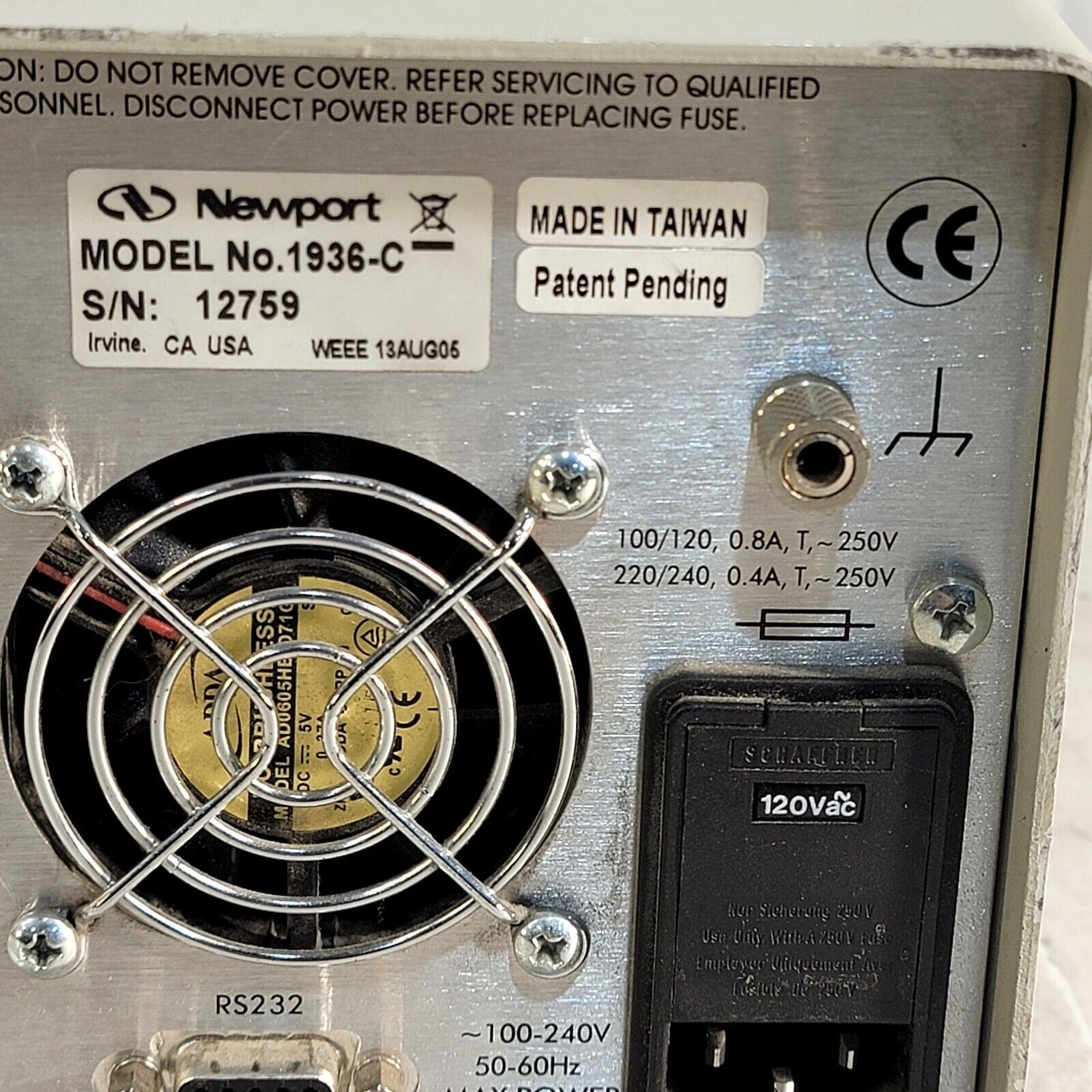 MKS Newport 1936-C Single Channel Optical Power Meter High-Performance