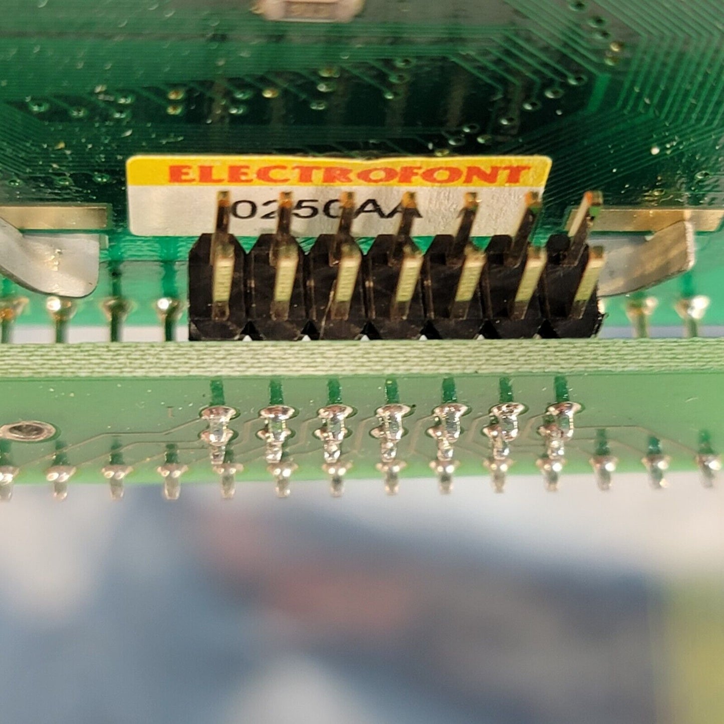 Electrofont MK620NY-LY Graphic LCD Display 0250AA w/ Breakout Board for PLC