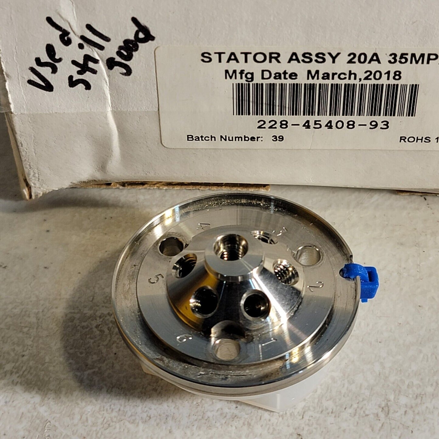 Shimadzu 228-45408-93 High Pressure Valve SS Stator Assembly For SIL-20A 35MPA